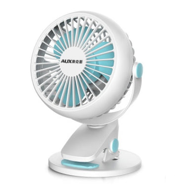 Portable Mini Desktop Fan Silent High Wind Power Cordless Rechargeable