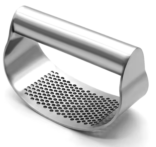 Stainless Steel Garlic Press Manual Mincer Chopping Tools Curve Fruit Vegetable Cooking Kitchen Gadgets