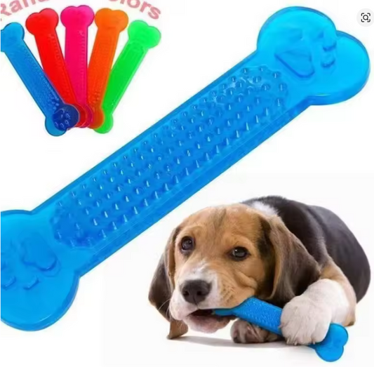 Hot Sale Pet Dog Chew Toys Rubber Bone Toy Aggressive Chewers Dog Toothbrush Doggy Puppy Dental Care For Dog Pet Accessories